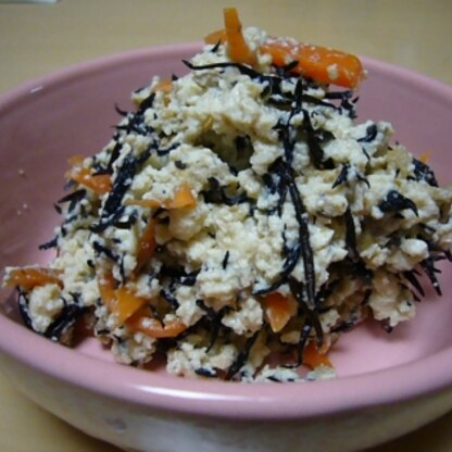 余った豆腐を全部入れたら、ちょっと多かったけど…(^_^;)　とても美味しくできました。味噌がいい味出してます。